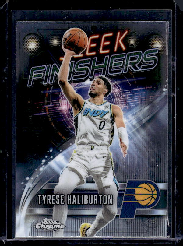 2025-26 Topps Chrome #SF-15 Tyrese Haliburton Sleek Finishers