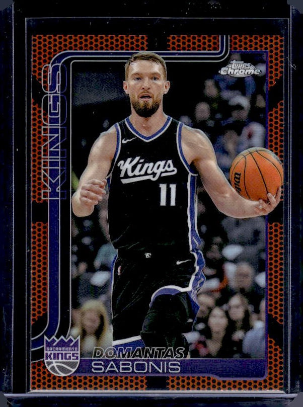 2025-26 Topps Chrome #229 Domantas Sabonis Basketball Refractor