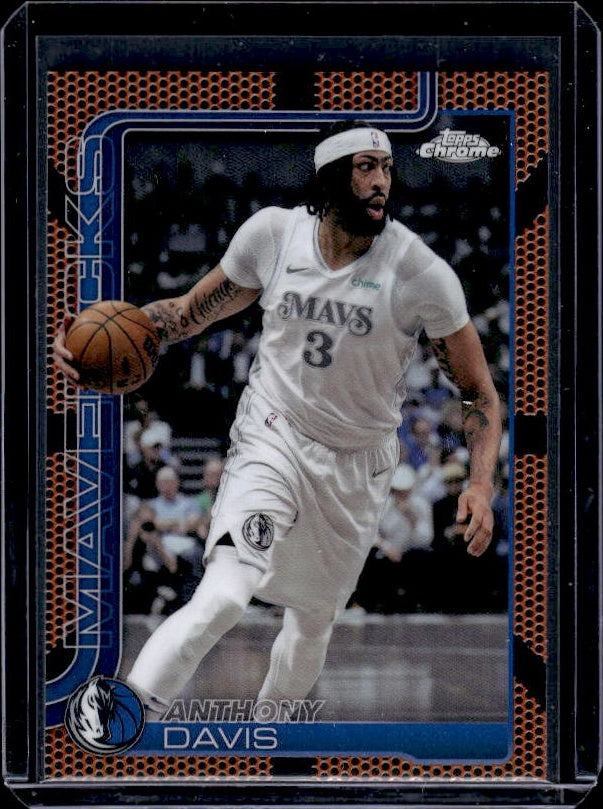 2025-26 Topps Chrome #96 Anthony Davis Basketball Refractor