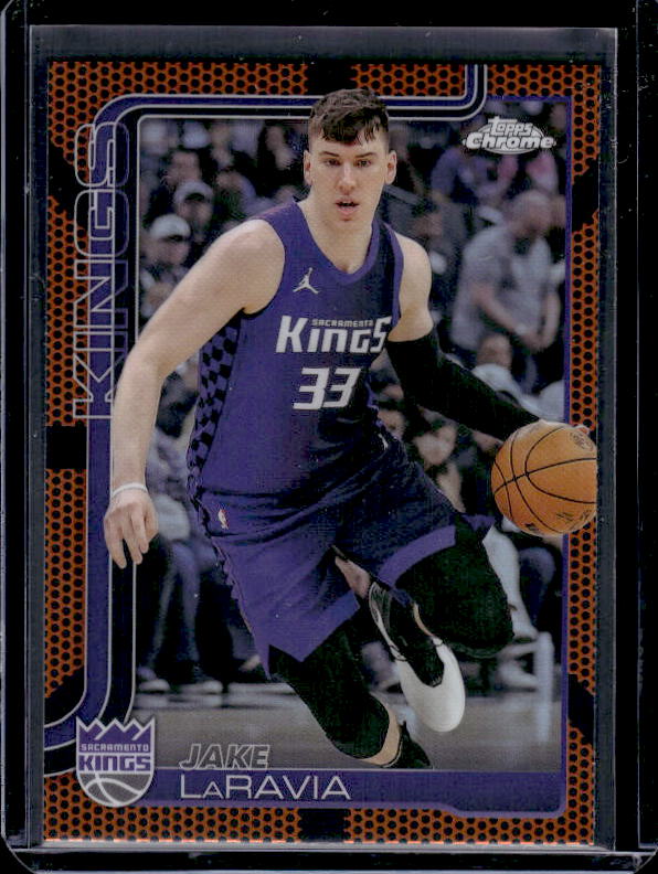 2025-26 Topps Chrome #230 Jake LaRavia Basketball Refractor