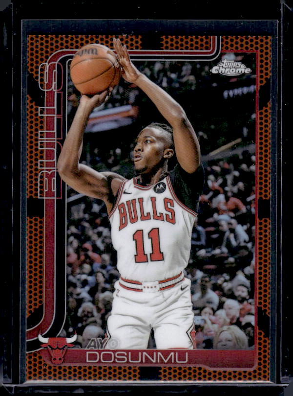 2025-26 Topps Chrome #95 Ayo Dosunmu Basketball Refractor