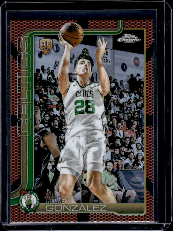 2025-26 Topps Chrome #278 Hugo González Basketball Refractor