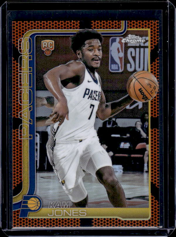 2025-26 Topps Chrome #289 Kam Jones Basketball Refractor