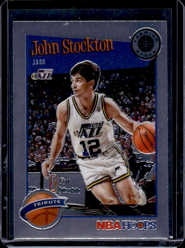 2019-20 Hoops Premium Stock #292 John Stockton