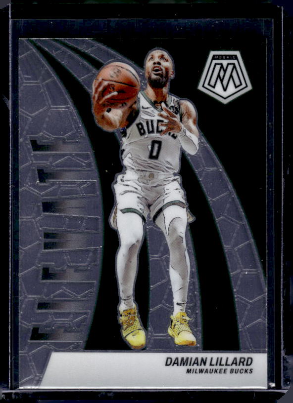 2023-24 Panini Mosaic #14 Damian Lillard Elevate