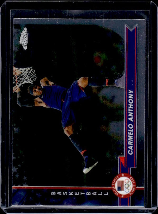 2024 Topps Chrome U.S. Olympics & Paralympic Hopefuls #151 Carmelo Anthony
