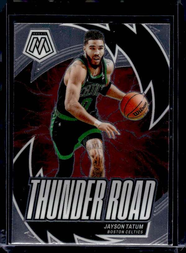 2023-24 Panini Mosaic #15 Jayson Tatum Thunder Road