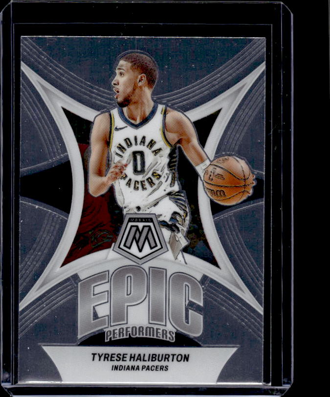 2023-24 Panini Mosaic #4 Tyrese Haliburton Epic Performers