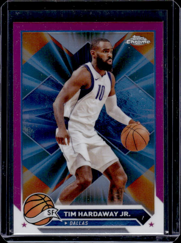 2023-24 Topps Chrome #188 Tim Hardaway Jr. Magenta Refractors