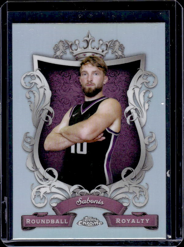 2023-24 Topps Chrome #RR-13 Domantas Sabonis Roundball Royalty