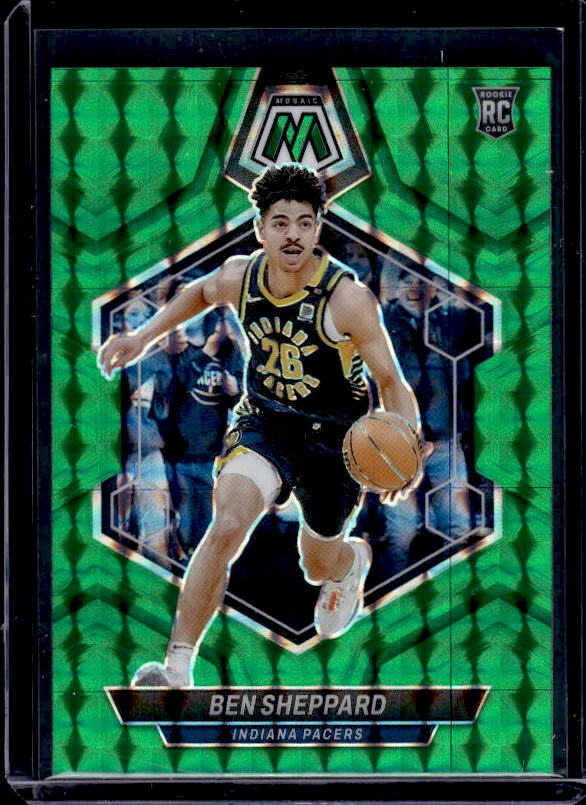 2023-24 Panini Mosaic #244 Ben Sheppard Green