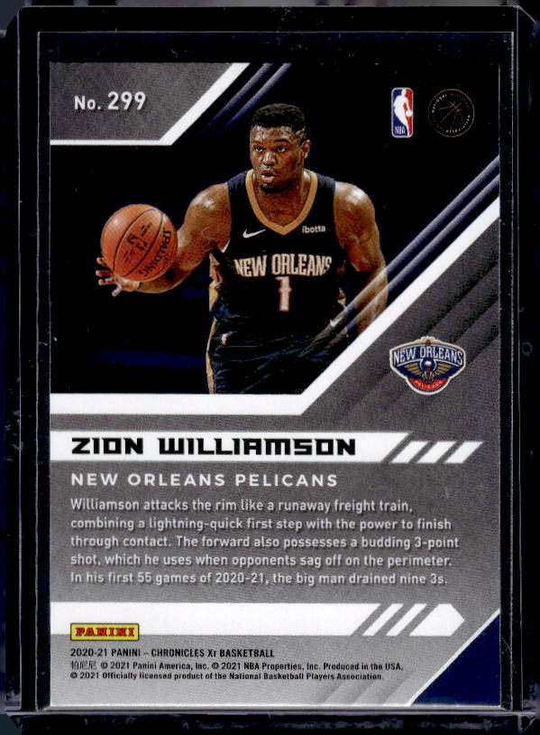 2020-21 Panini Chronicles #299 Zion Williamson