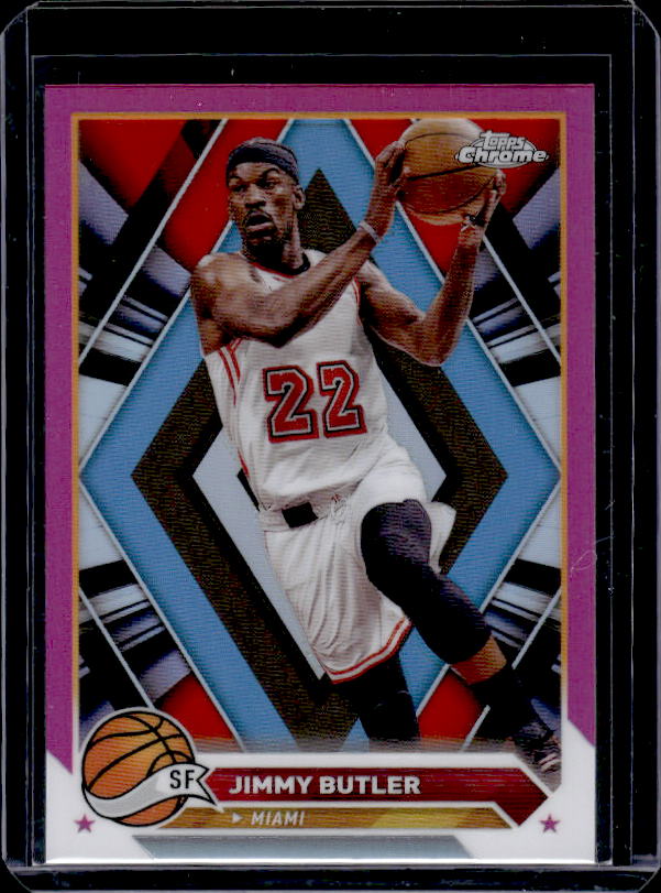 2023-24 Topps Chrome #21 Jimmy Butler Pink Refractors