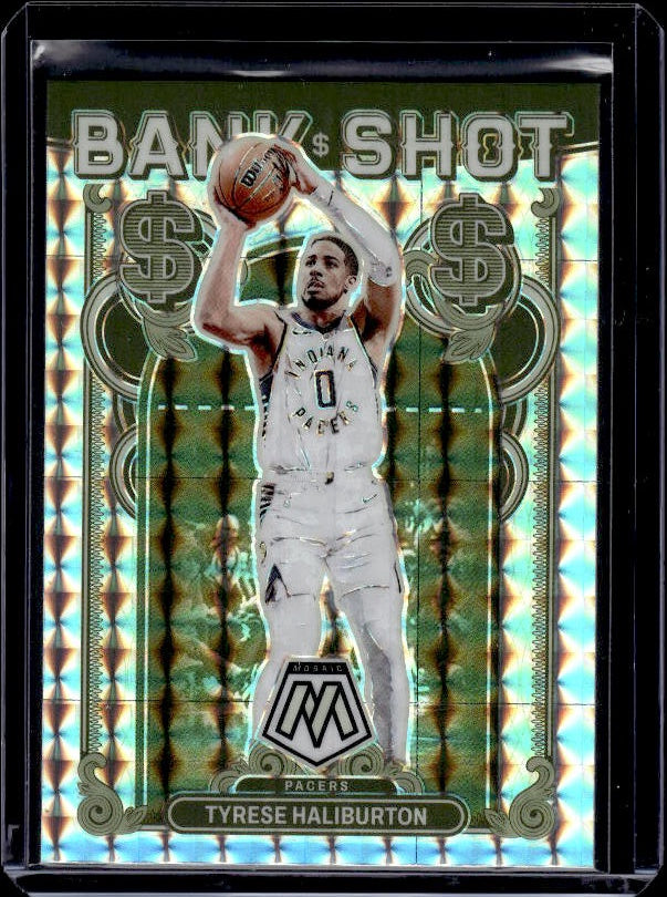 2023-24 Panini Mosaic #19 Tyrese Haliburton Bank Shot Mosaic