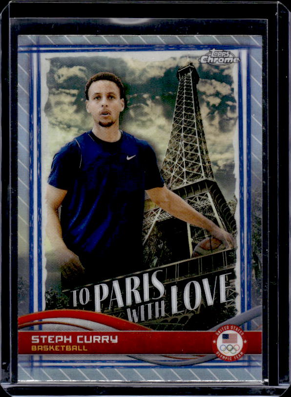 2024 Topps Chrome U.S. Olympics & Paralympic Hopefuls #PL-4 Stephen Curry