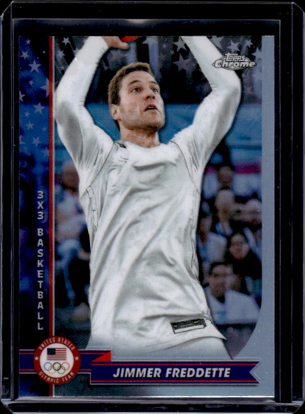 2024 Topps Chrome U.S. Olympics & Paralympic Hopefuls #76 Jimmer Fredette holo