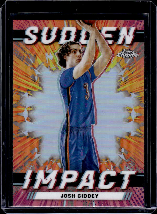 2023-24 Topps Chrome #SI-12 Josh Giddey Sudden Impact