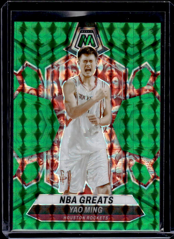 2023-24 Panini Mosaic #294 Yao Ming Green