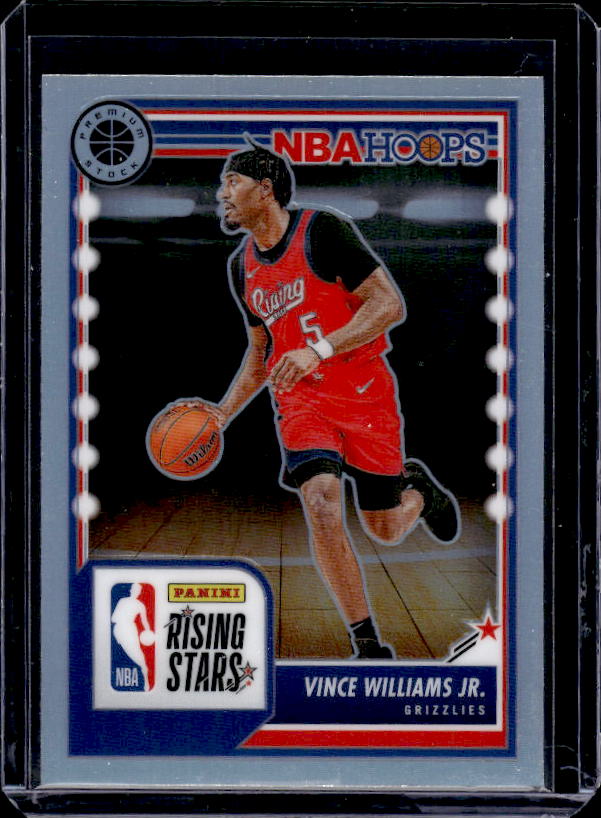2023-24 Hoops Premium Stock #292 Vince Williams Jr. Silver Prizm