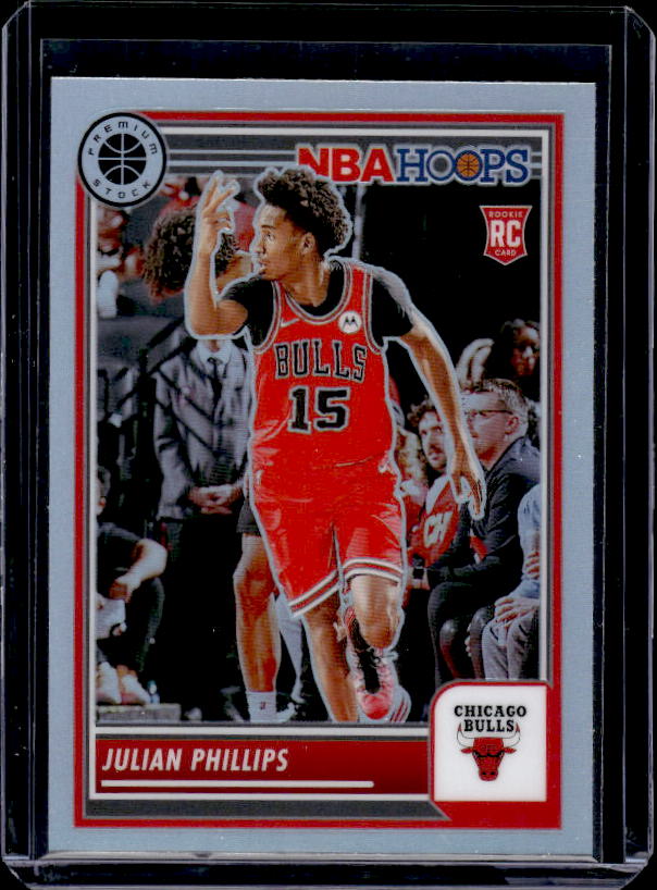 2023-24 Hoops Premium Stock #61 Julian Phillips Silver Prizm