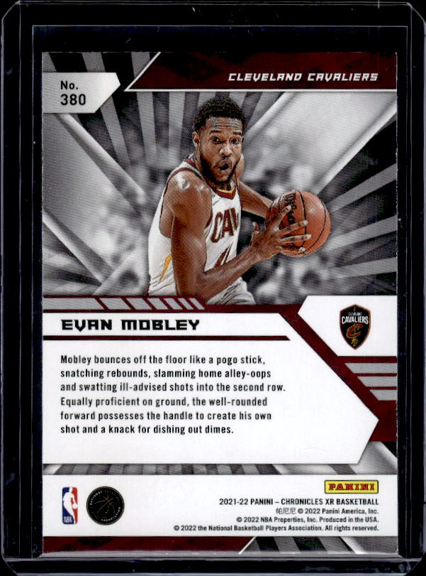 2021-22 Panini Chronicles #380 Evan Mobley