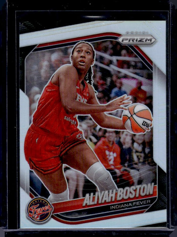 2025 Panini Prizm WNBA #75 Aliyah Boston Silver Prizms