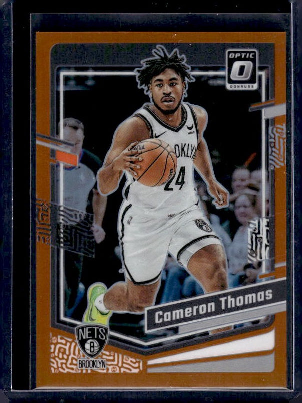 2023-24 Donruss Optic #9 Cameron Thomas Orange #/199