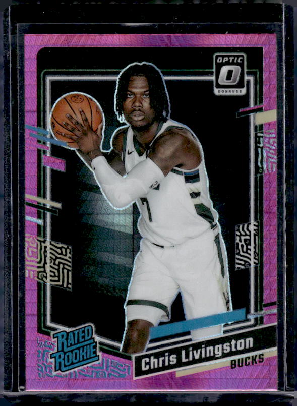 2023-24 Donruss Optic #222 Chris Livingston Hyper Pink