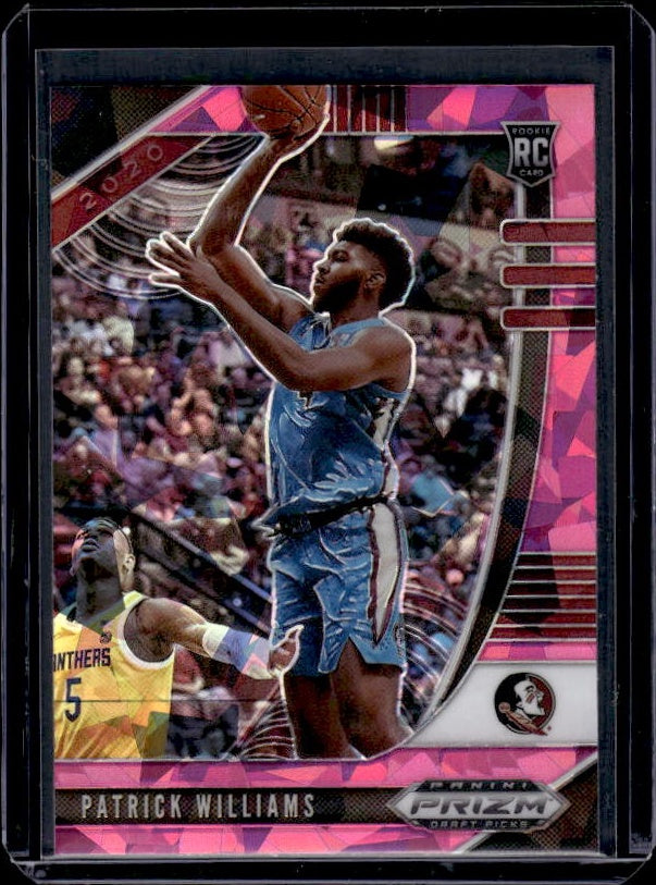 2020 Panini Prizm Draft Picks Collegiate #20 Patrick Williams Pink Ice