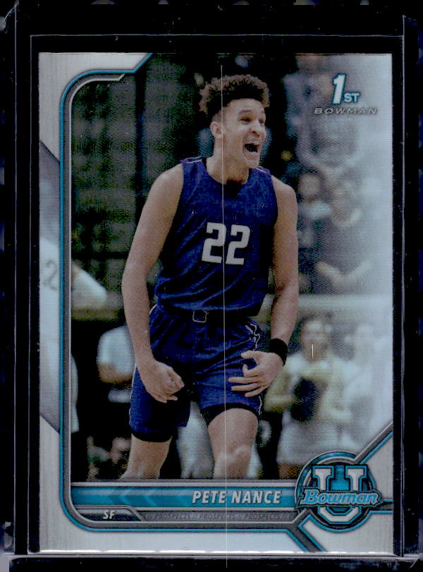 2021-22 Bowman University #34 Pete Nance