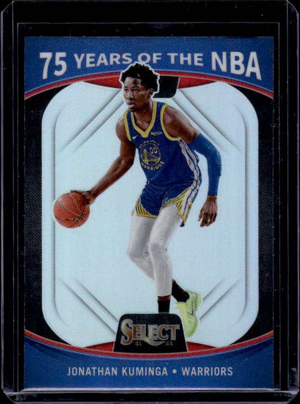 2021-22 Panini Select #72 Jonathan Kuminga 75 Years of the NBA