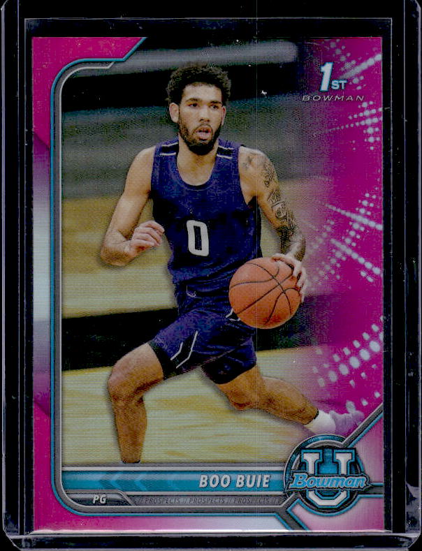 2021-22 Bowman University #58 Boo Buie Pink