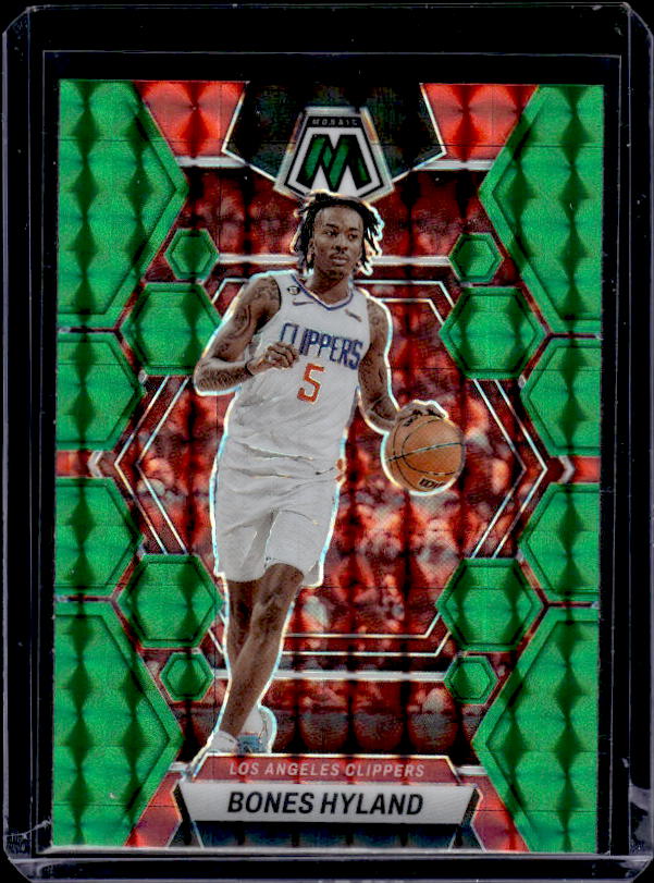 2022-23 Panini Mosaic #51 Bones Hyland Green