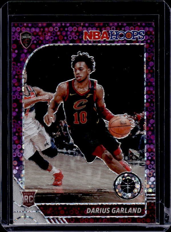 2019-20 Hoops Premium Stock #251 Darius Garland Prizms Purple Disco