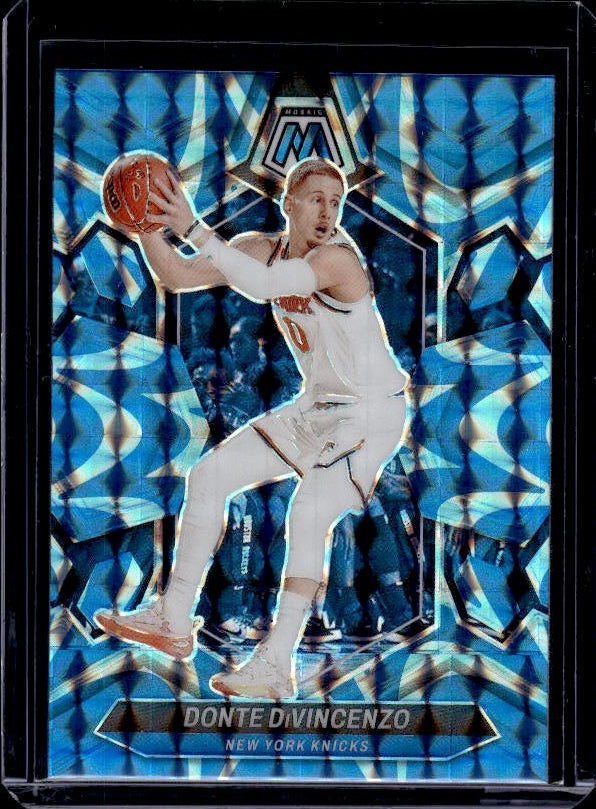 2023-24 Panini Mosaic #151 Donte DiVincenzo Reactive Blue