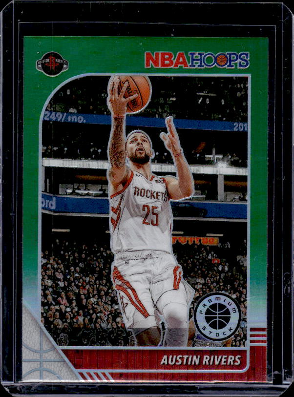2019-20 Hoops Premium Stock #72 Austin Rivers Prizms Green