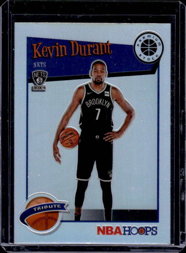 2019-20 Hoops Premium Stock #284 Kevin Durant Prizms Silver