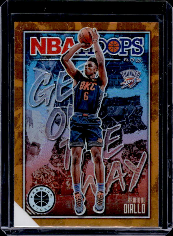 2019-20 Hoops Premium Stock #11 Hamidou Diallo Get Out The Way Orange