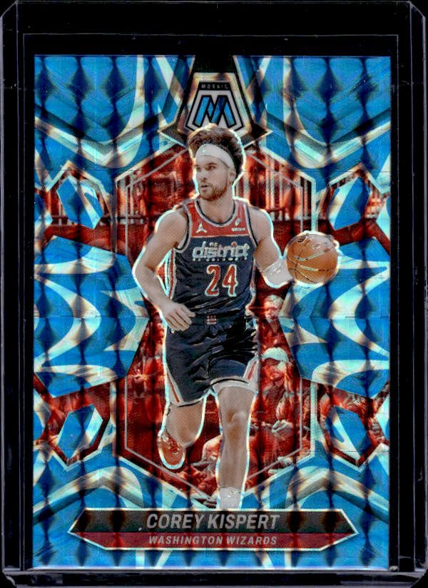2023-24 Panini Mosaic #49 Corey Kispert Reactive Blue