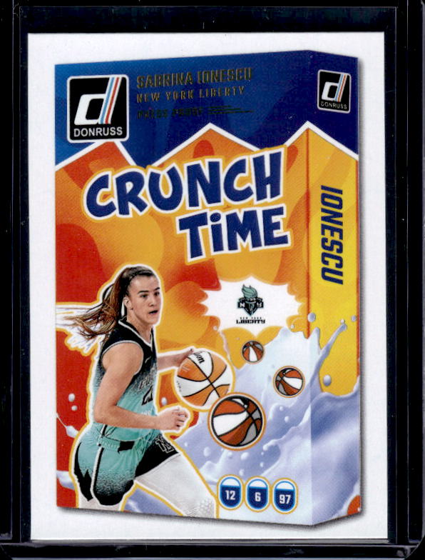 2025 Donruss WNBA #9 Sabrina Ionescu Crunch Time Press Proof