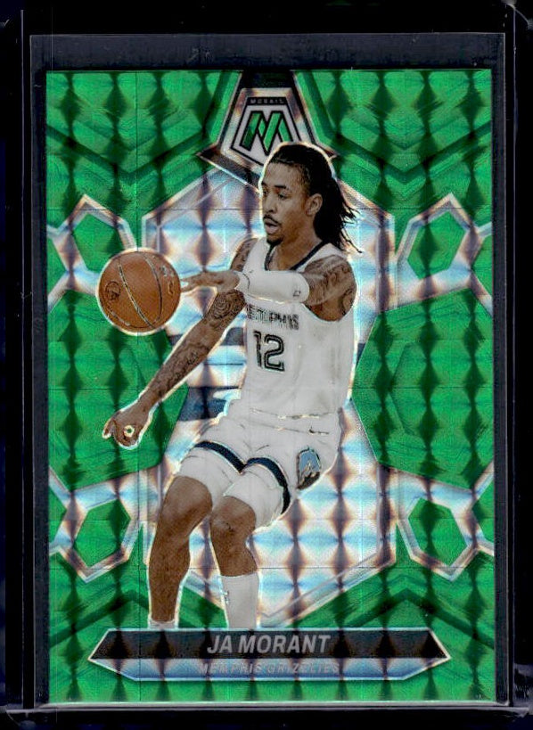 2023-24 Panini Mosaic #127 Ja Morant Green