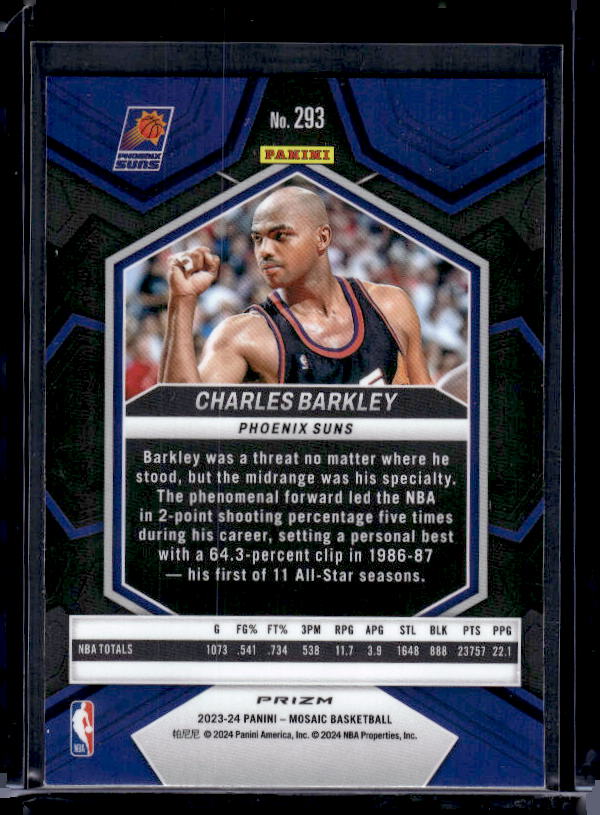 2023-24 Panini Mosaic #293 Charles Barkley Mosaic