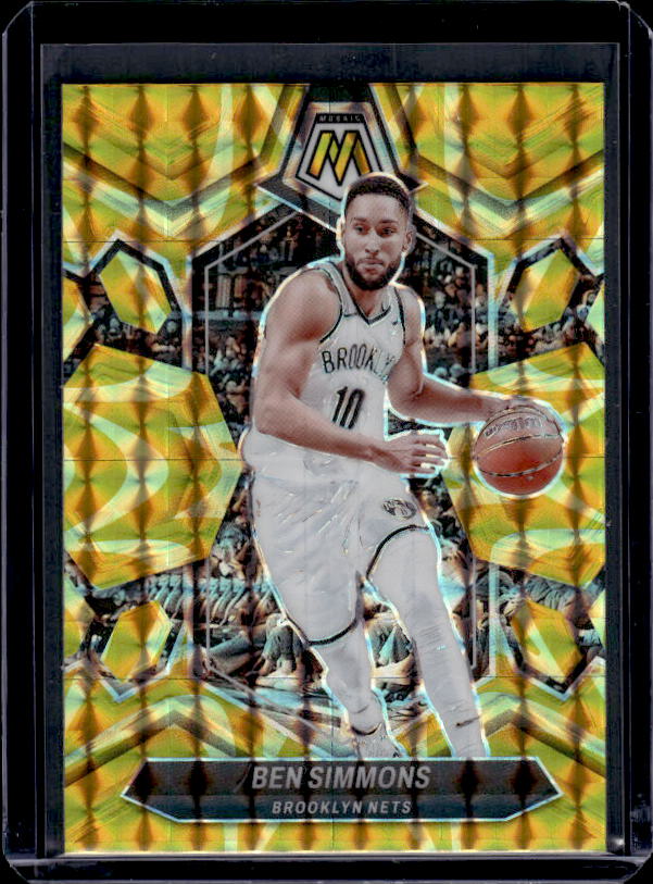 2023-24 Panini Mosaic #29 Ben Simmons Reactive Yellow