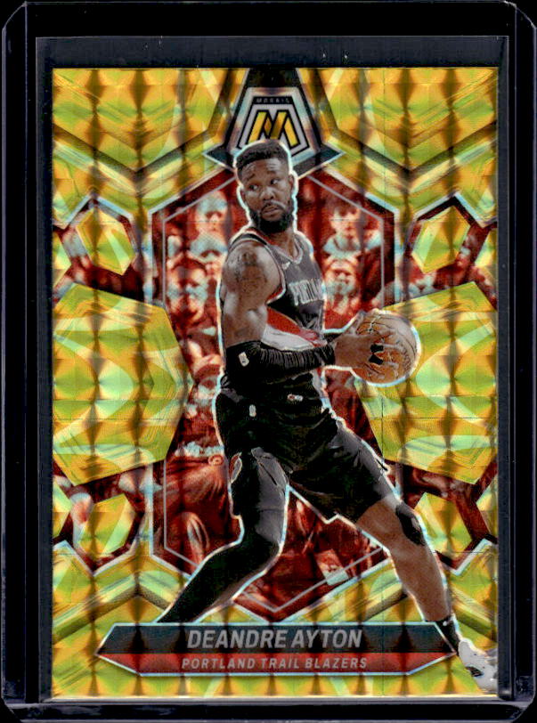 2023-24 Panini Mosaic #141 Deandre Ayton Reactive Yellow