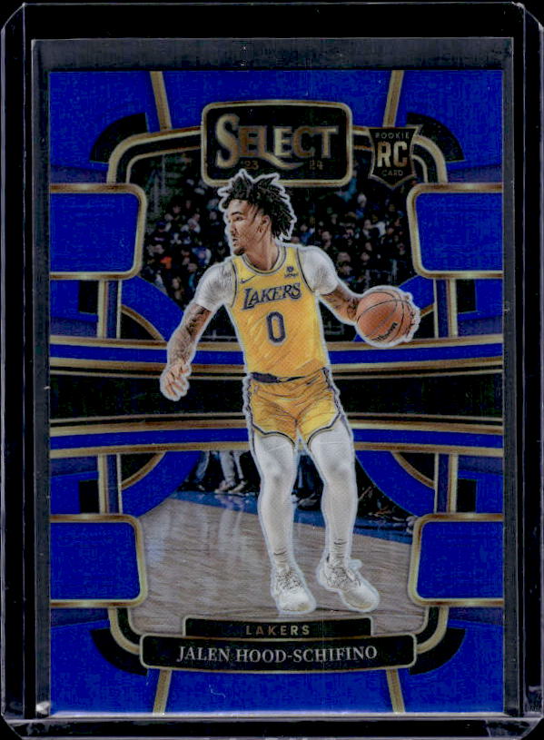 2023-24 Panini Select #99 Jalen Hood-Schifino Blue Prizm