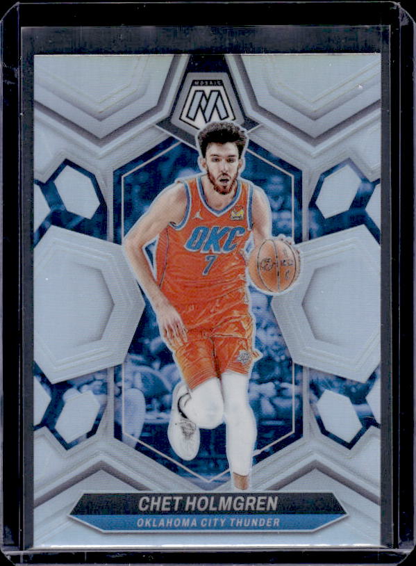 2023-24 Panini Mosaic #30 Chet Holmgren Silver