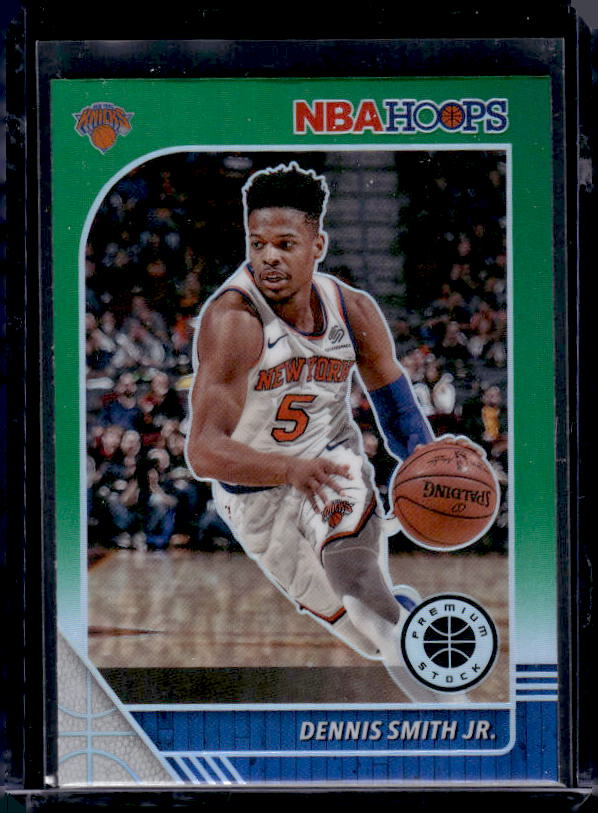 2019-20 Hoops Premium Stock #127 Dennis Smith Jr. Prizms Green