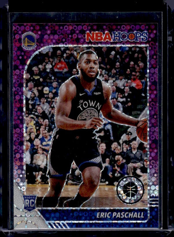 2019-20 Hoops Premium Stock #230 Eric Paschall Prizms Purple Disco