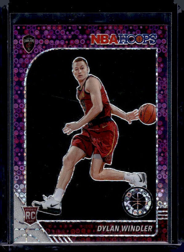 2019-20 Hoops Premium Stock #221 Dylan Windler Prizms Purple Disco