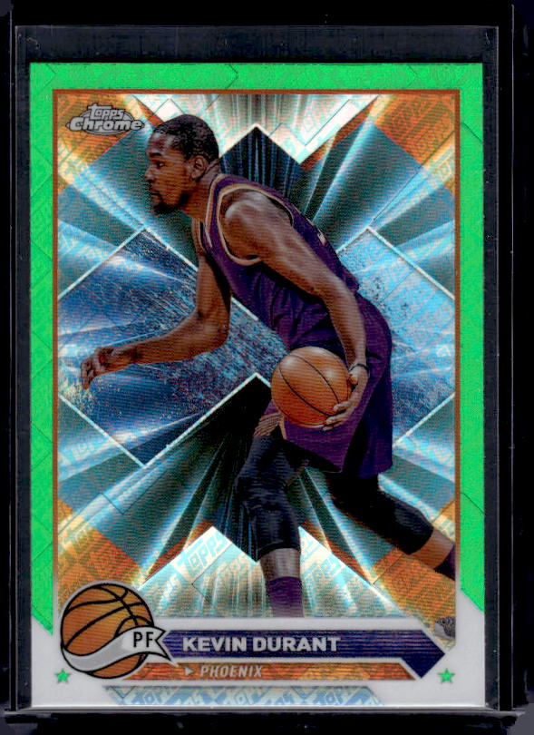 2023-24 Topps Chrome #50 Kevin Durant Green Logo Refractors